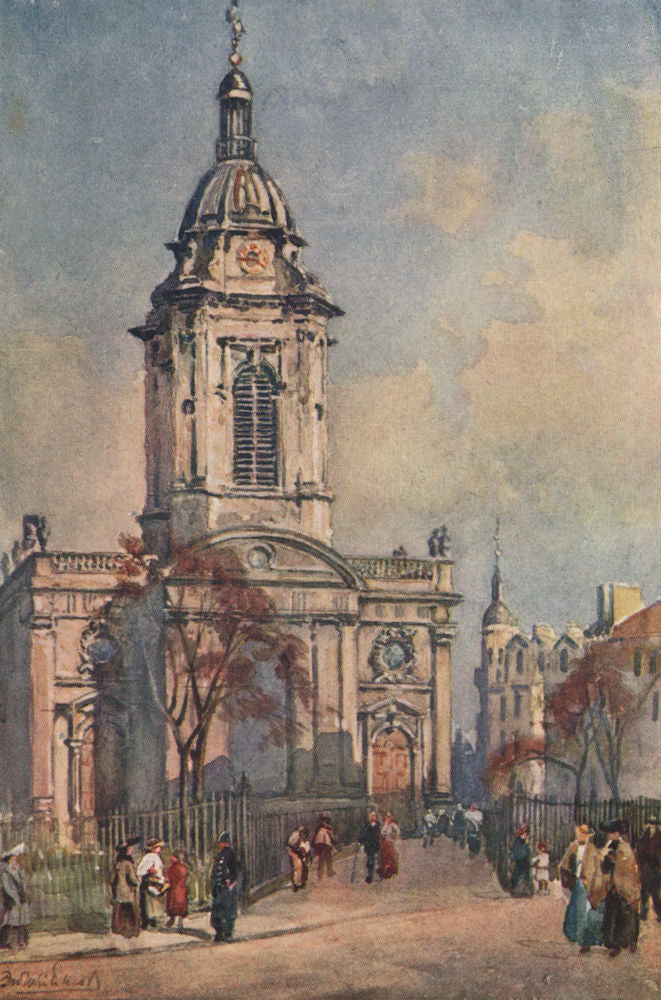 'St. Philip's Church, Birmingham' by Frederick Whitehead. Birmingham 1906